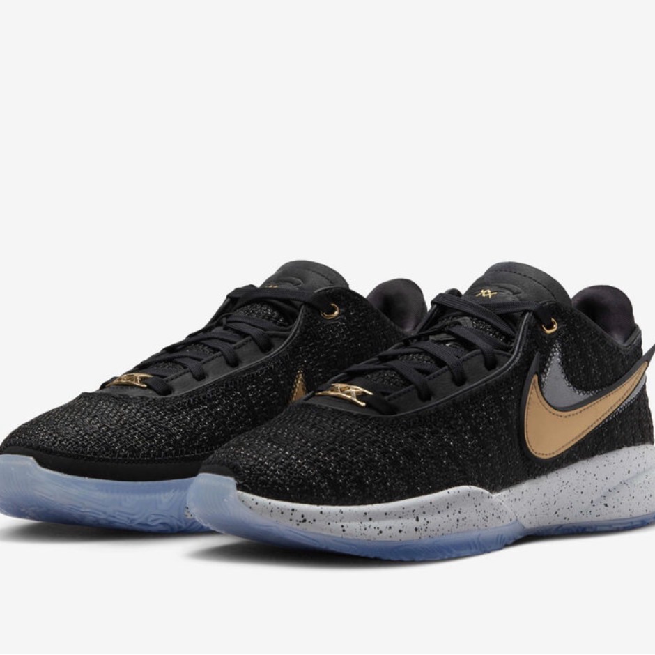 Nike Lebron Nike Goat Black And Gold Athletic Shoes Pink Diamond Collection